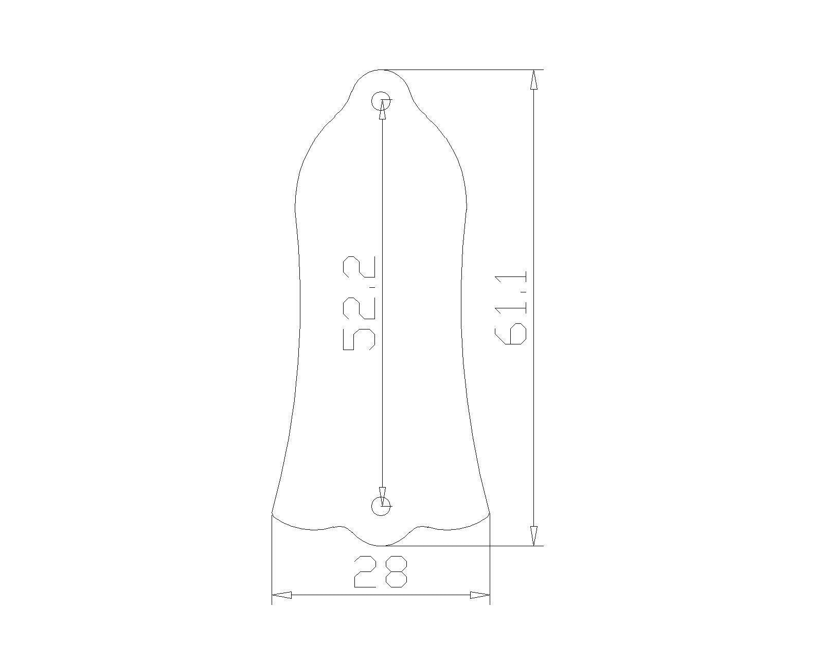 Natural Abalone Shell Guitar Truss Rod Cover with 2 Holes Fits Gibson Les Paul
