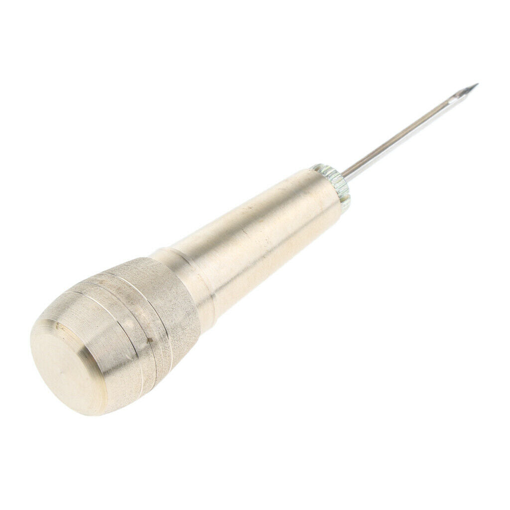 Copper Handle Sewing Awl With 3 Needles Hand