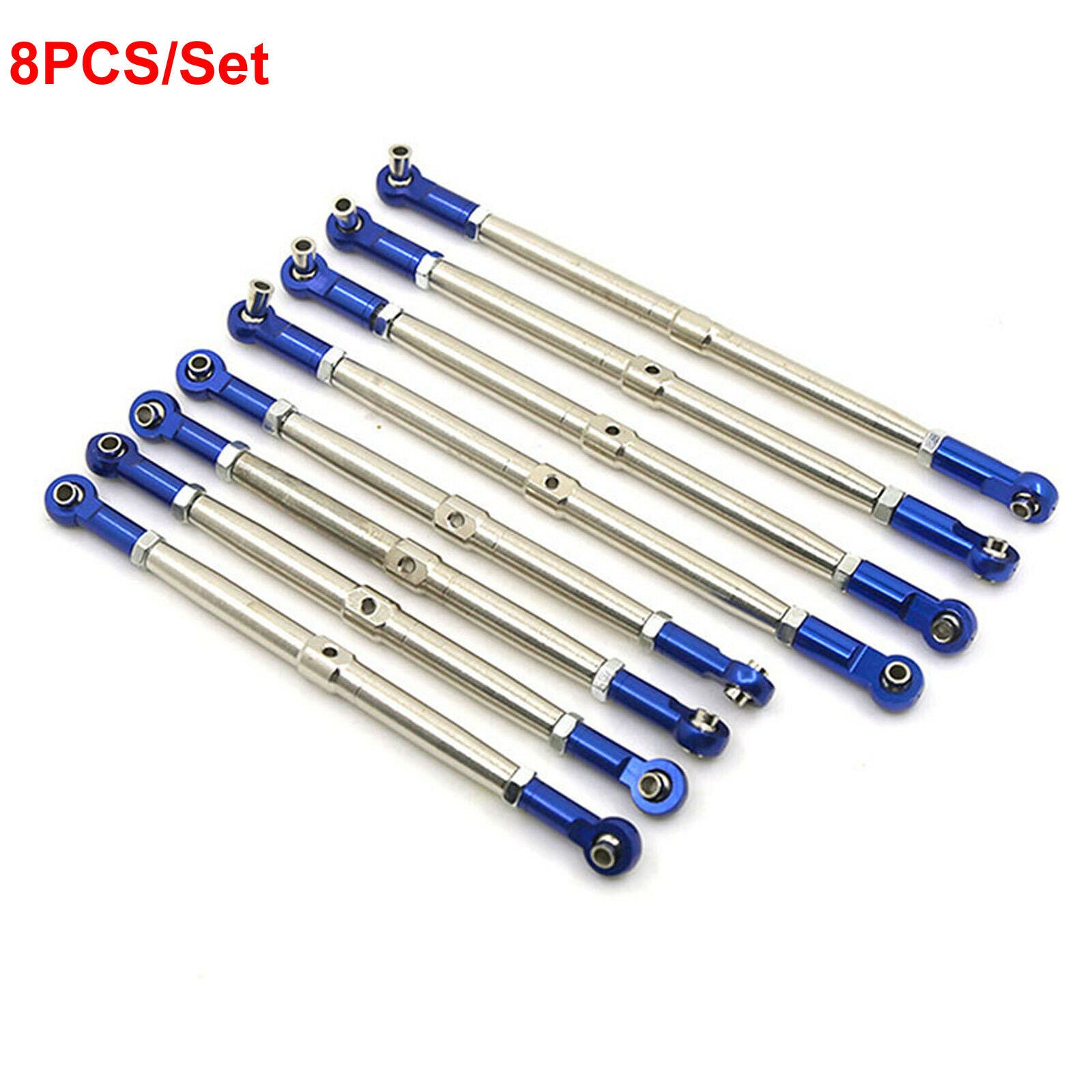 Alloy Steel Rod End Push Rods 5319X 5338R Set For TRAXXAS E2.0 SUMMIT EREVO 1/10