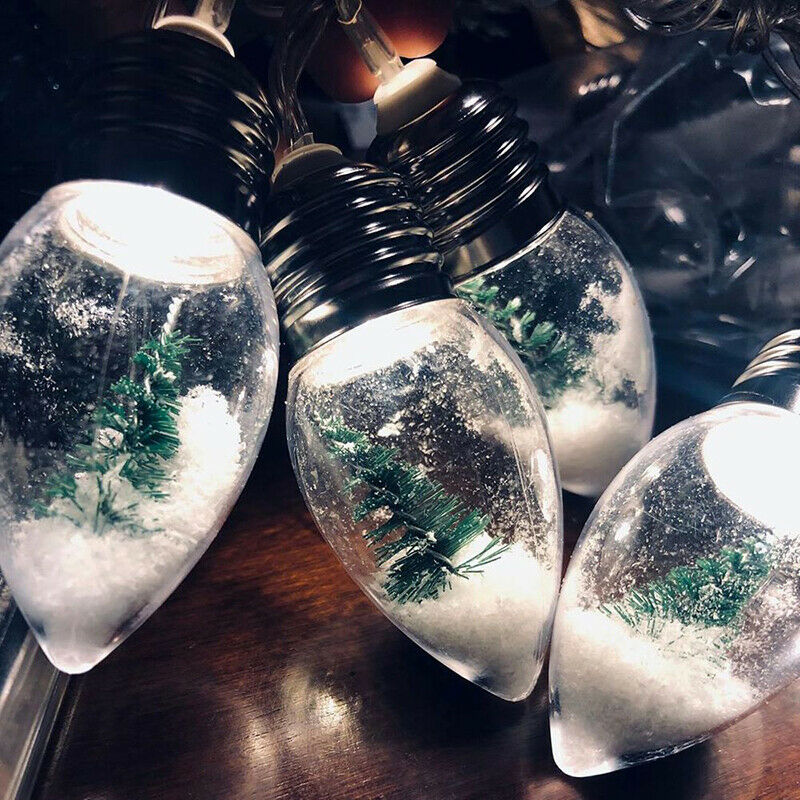 6 LED Lights Christmas Tree String Snow Globe Fairy String for Home Party DeBDA