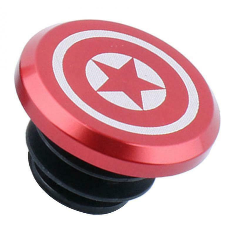 1 Piece Alloy Bicycle Bike Handlebar End Plugs Bar End   Red B