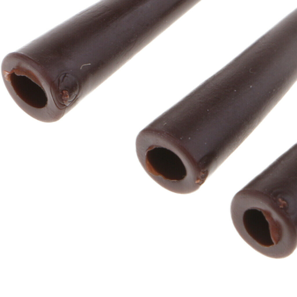 2X 50pcs Tail Rubber Tubes for Saftey Clips Carp Fishing Rig Sleeves 20mm