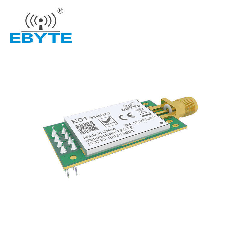 Nrf24l01p+pa+lna Wireless RF Transceiver Module E01-2G4M27D 27dBm SPI 2.4GHz 5km