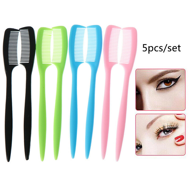 5pcs/set Extension Plastic Brush Eyelash Eyebrow Comb Lift Curl Eye Makeu.l8
