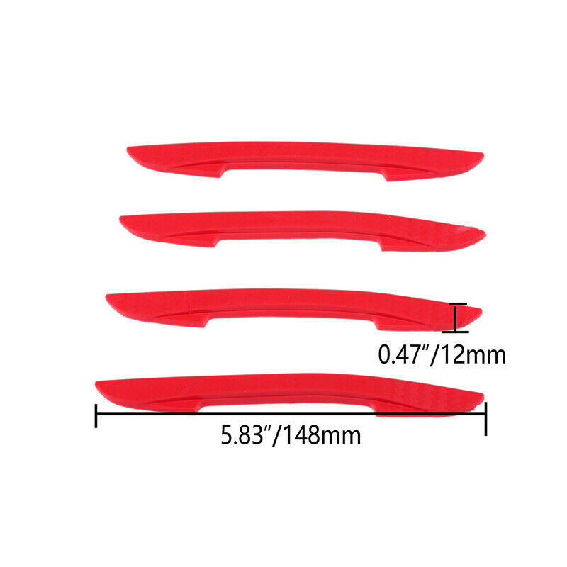 Red Car Door Edge Guard Scratch Anti-collision Door Protection Strip Universal