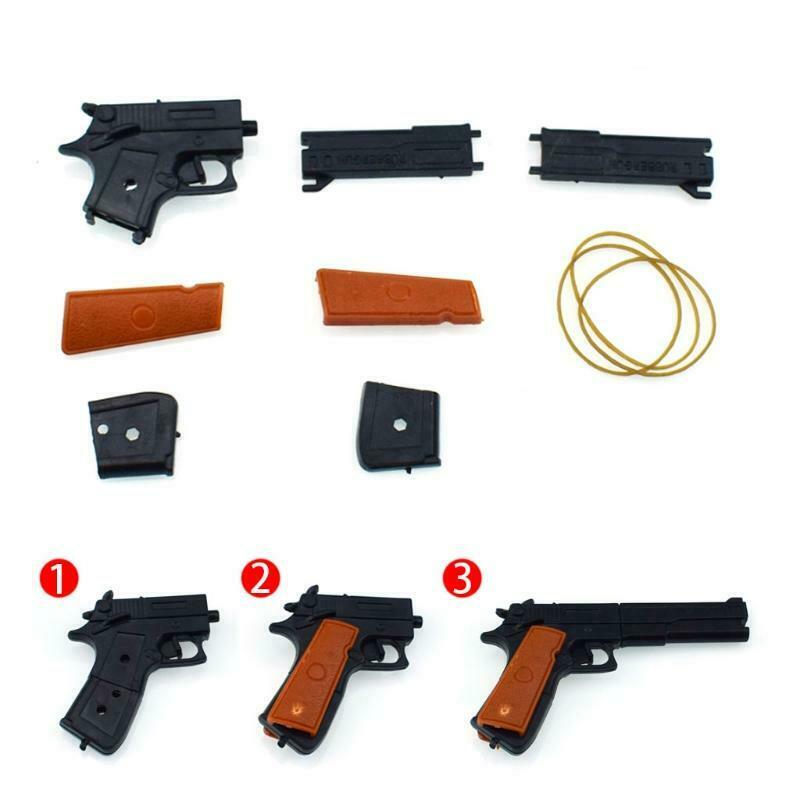 Classic Assembly Rubber Band Gun Shooter Shooting Children Kids Toys Portable