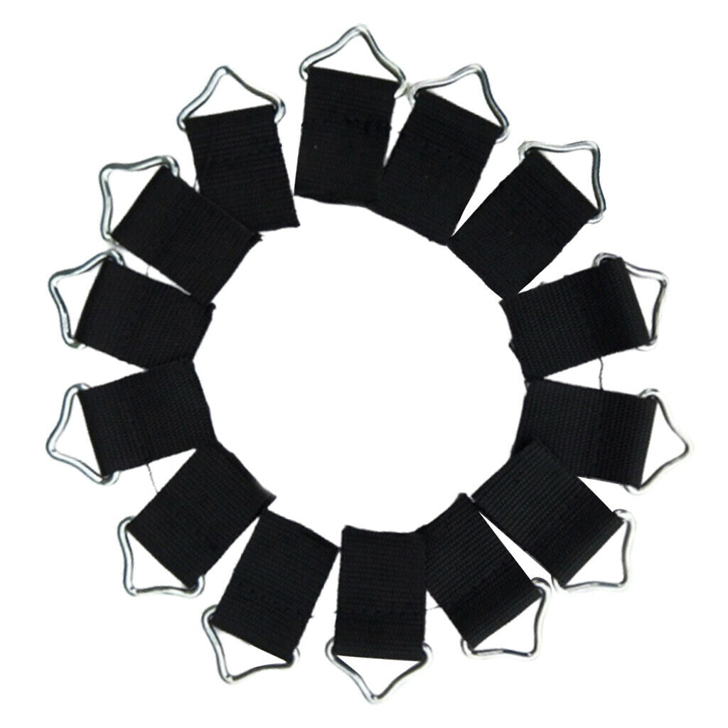 10x Steel Triangle V Rings Buckle Loop Ring V-rings for Trampoline Mat Fix Bags