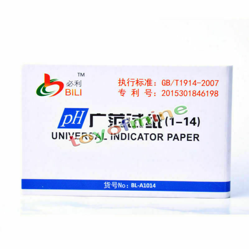 800Pcs Acid PH Indicator Test Strips 1-14 Paper Litmus Tester Urine & Saliva TP