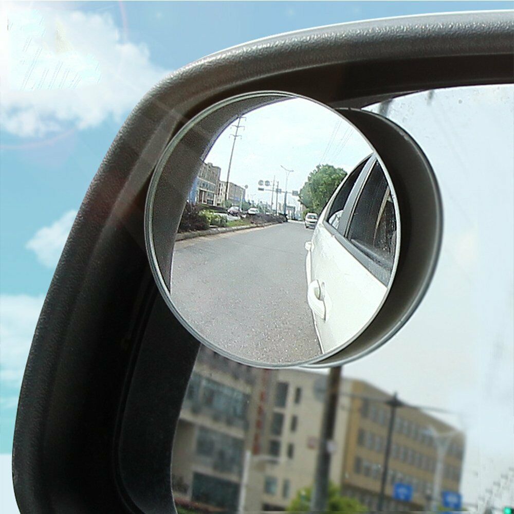 Universal 2" Round Rear-view Blind Spot Convex Wide Angle Mirrors Car Motorcycle