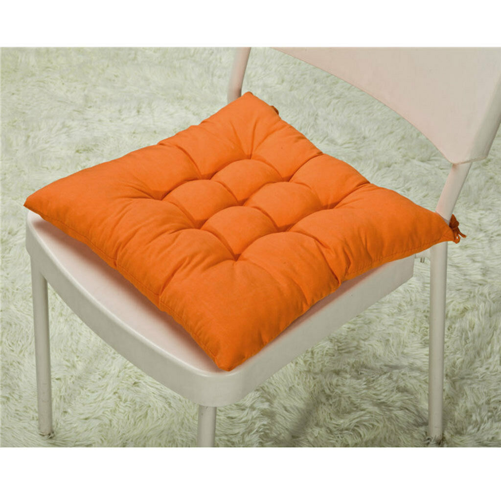 Chair Cushion Seat Pads Seat Cushion Outdoor Dining Garden Home Decor-Orange