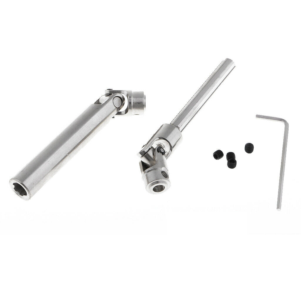 Metal Flexible Drive Shaft Cardan Joint Coupler Spline For RC Car 110-155mm