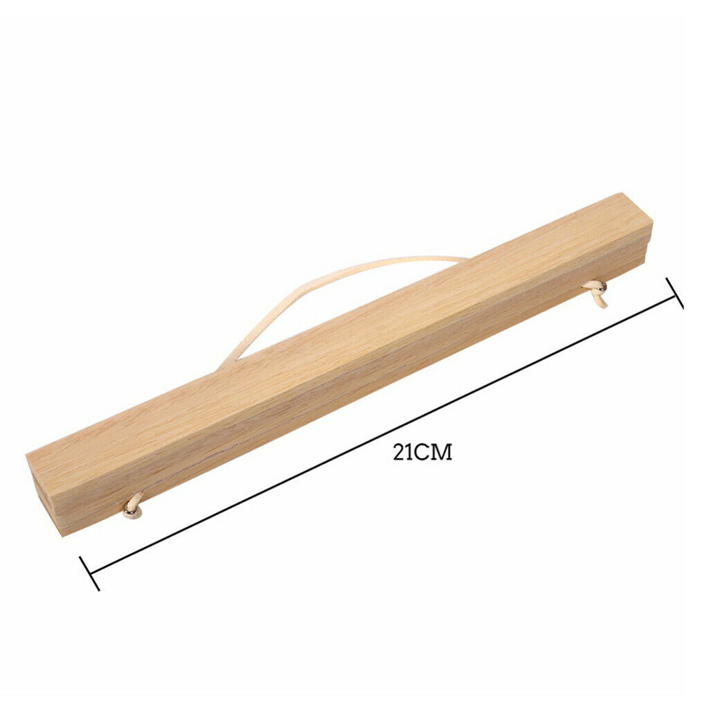 2Pcs Magnet Wooden Picture Frame DIY Photo Poster Painting Hanger Ramin Wood