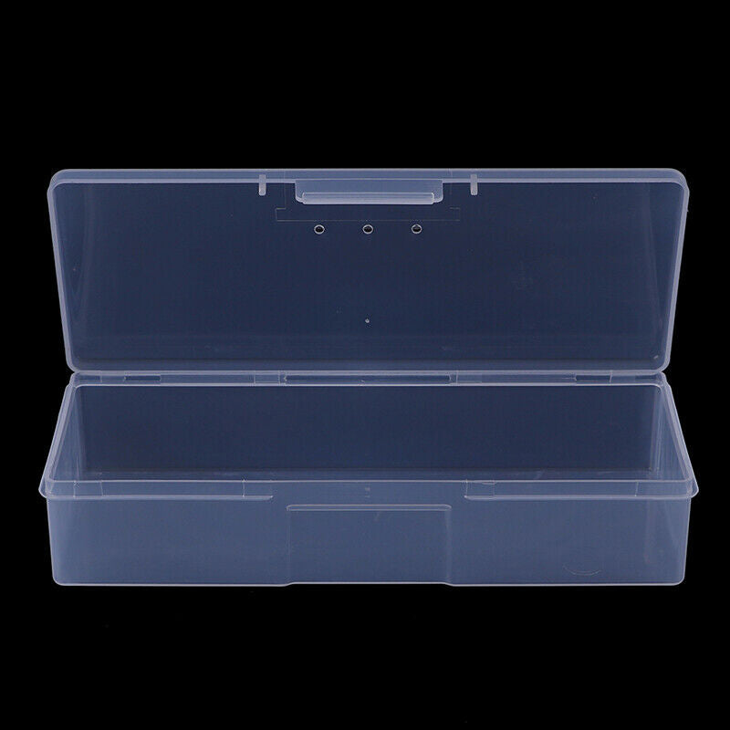 Clear Plastic Storage Box Jewelry'Craft Nail Beads Container Organizer Cas.l8