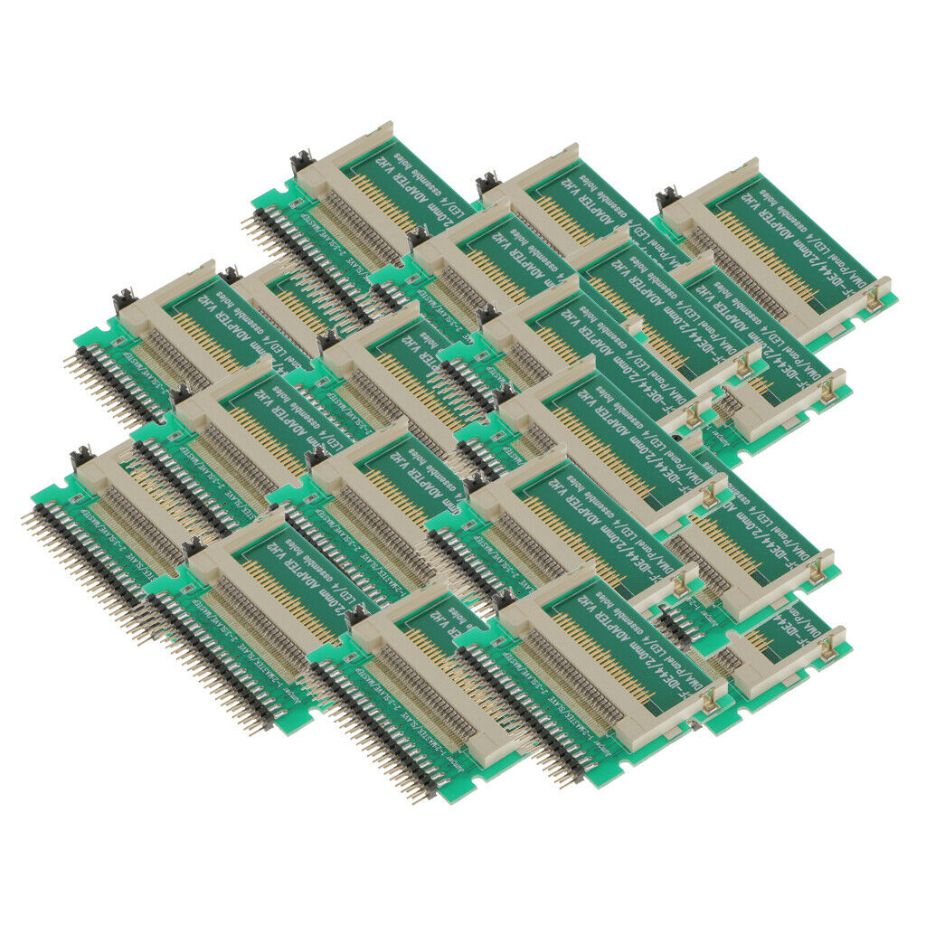 20Pcs Compact Flash CF Card to Laptop 2.5" 44Pin IDE Hard Drive ATA Adapter