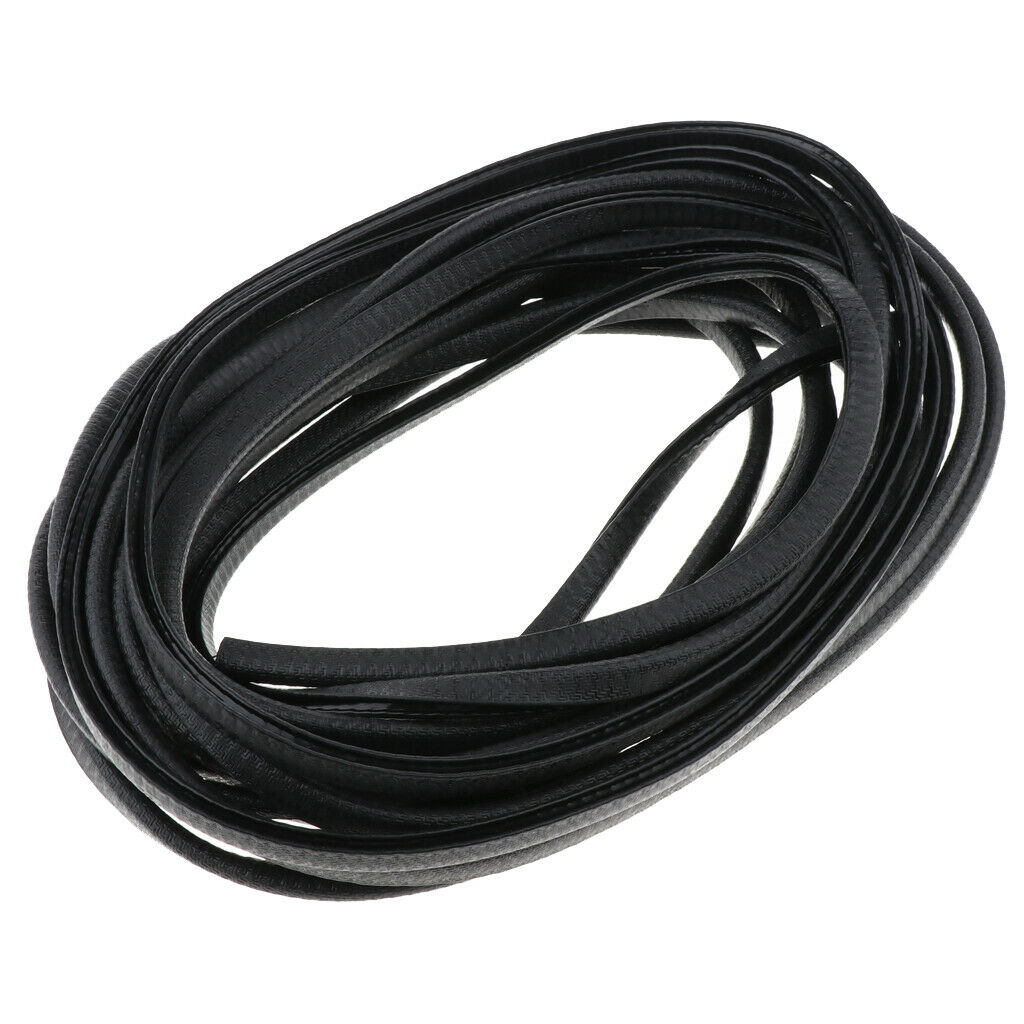 2 Pieces Car Anti Shock Sealing Strips Invisible Protection Tape Black+Red