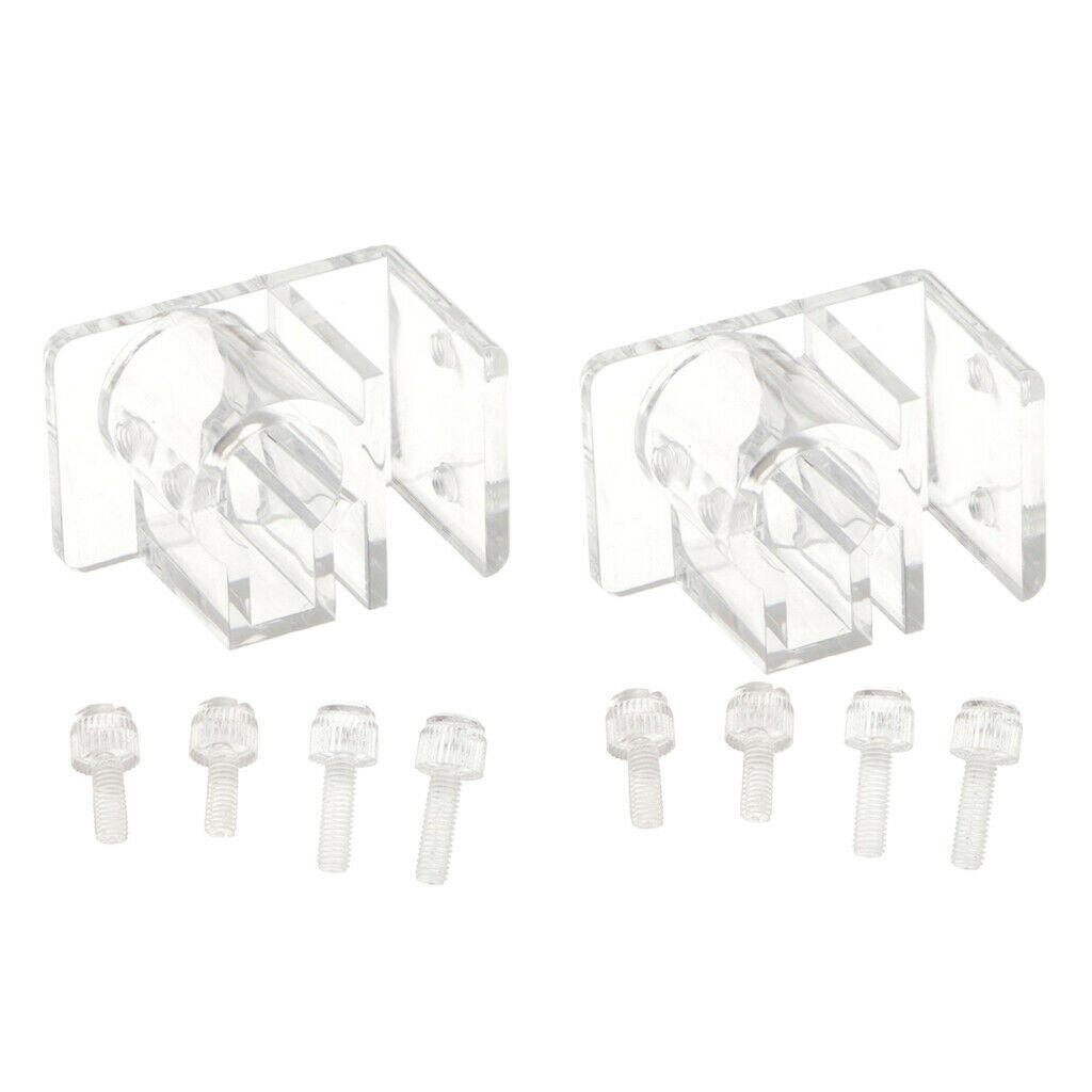2Pcs Aquarium Lily Pipe Holder Clip Fix 12mm 16mm Inflow Drain Pipe