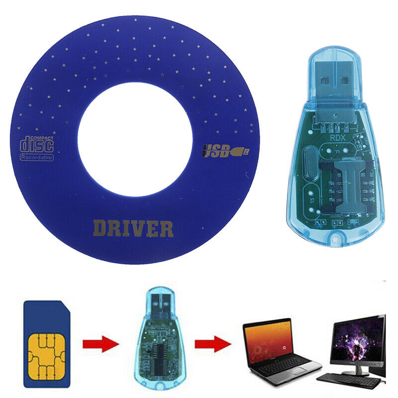 USB SIM Card Reader Copy/Cloner Kit SIM Card Reader GSM CDMA SMS Backup +.l8