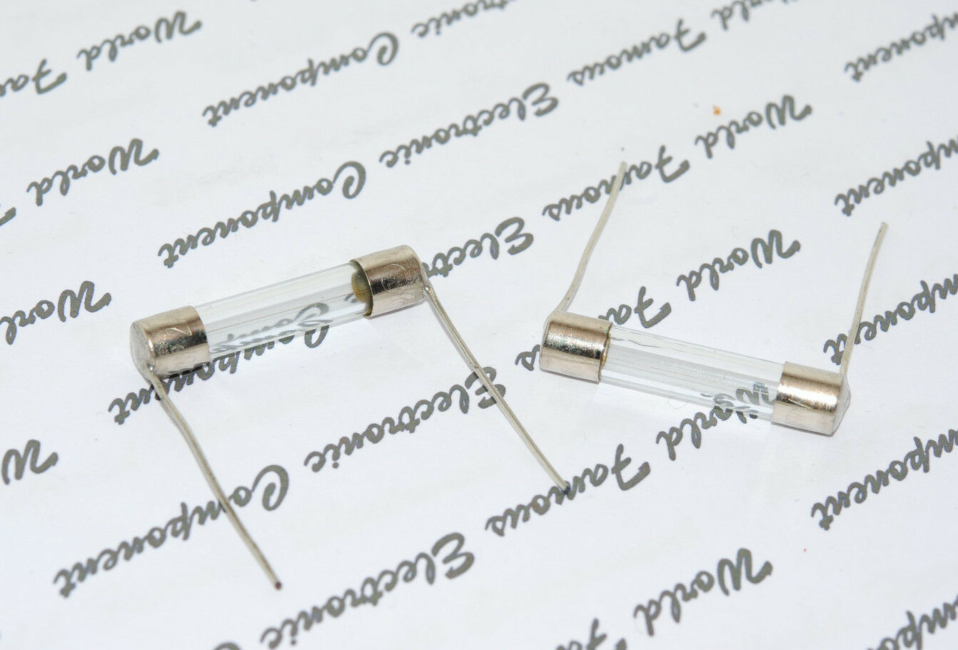 10pcs - Walter MGP 2A  250V 6.3x32mm Pigtail Glass Fuse