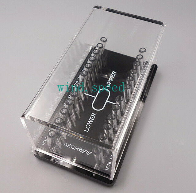Dental Orthodontic Arch Wire Organizer Storage Box Super Wires Round Rectangular