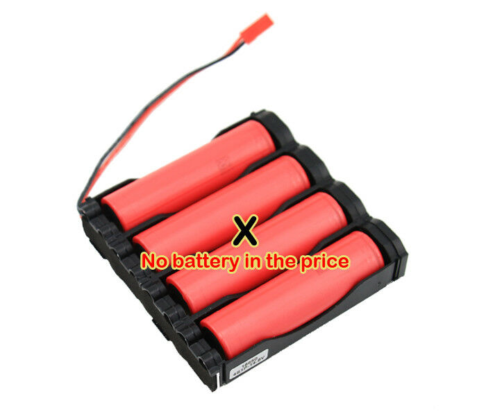 Protected Holder Case for 4S1P 14.8v 14.4v 18650 17670 Li-ion Battery Charge