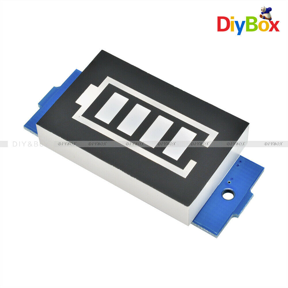 12.6V Blue Display Power Tester 3S Lithium Battery Capacity Indicator Module