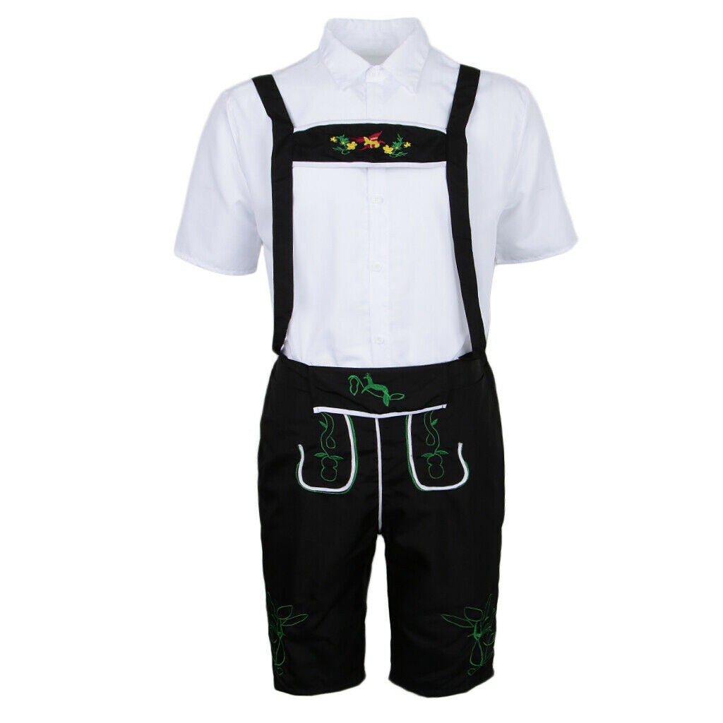 Adults Men Oktoberfest Bavarian Beer German Fancy Dress Lederhosen Party XXL