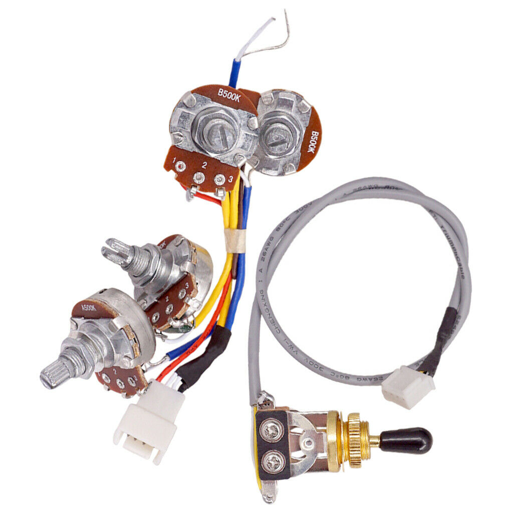 Electric Guitar Parts Volumn   Switch - A500K B500K Pot w/ Toggle Switch