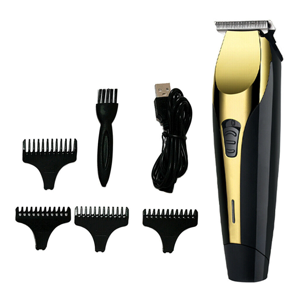 USB Electric Hair Clippers Cordless Beard Trimmer Haircut for Barbers Kids