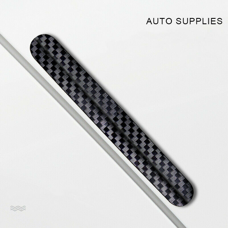 Car Door Edge Anti Scratch Protection Strips Carbon Fiber Bumper Scuff Plate Bar