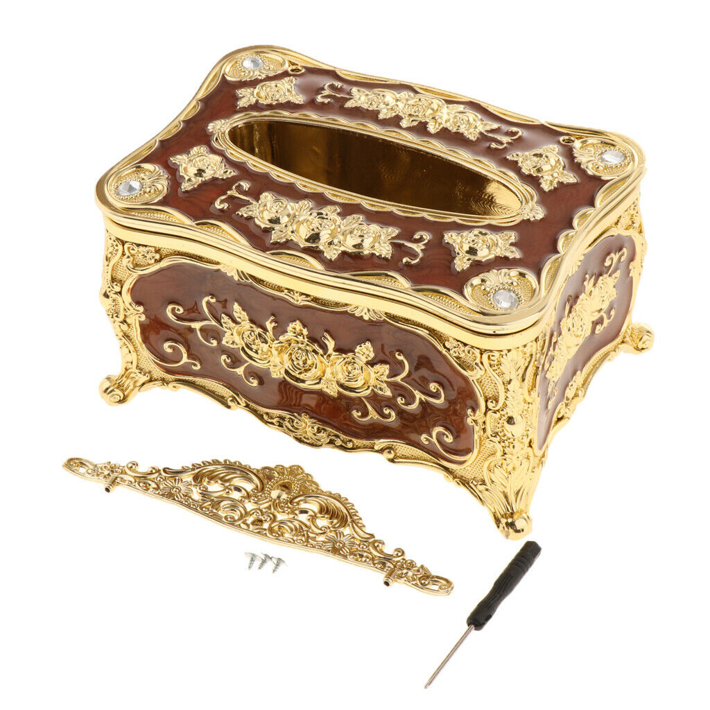 Universal Luxury European Style Acrylic Tissue Box Home Office KTV Hotel Car