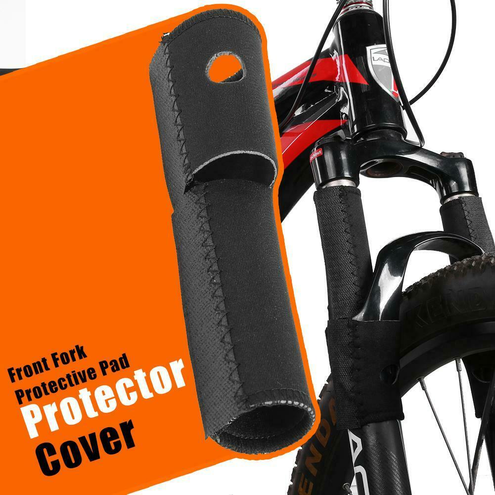 Bicycle Frame Chain Protector Cycling Front Fork Protective Pad Wrap Cover @