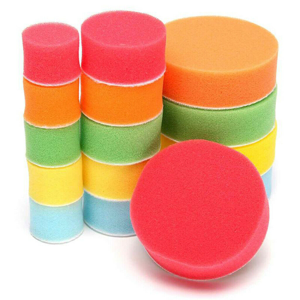 Car Polishing Pads Kit 1.2/2/3in Polisher Pad Sponge Pads Kit for Polishing