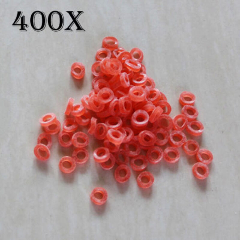 Fishing 200PCS Nano Pellet Rubber Bands For Baits 2 -12mm Bait Bands Carp Tackle