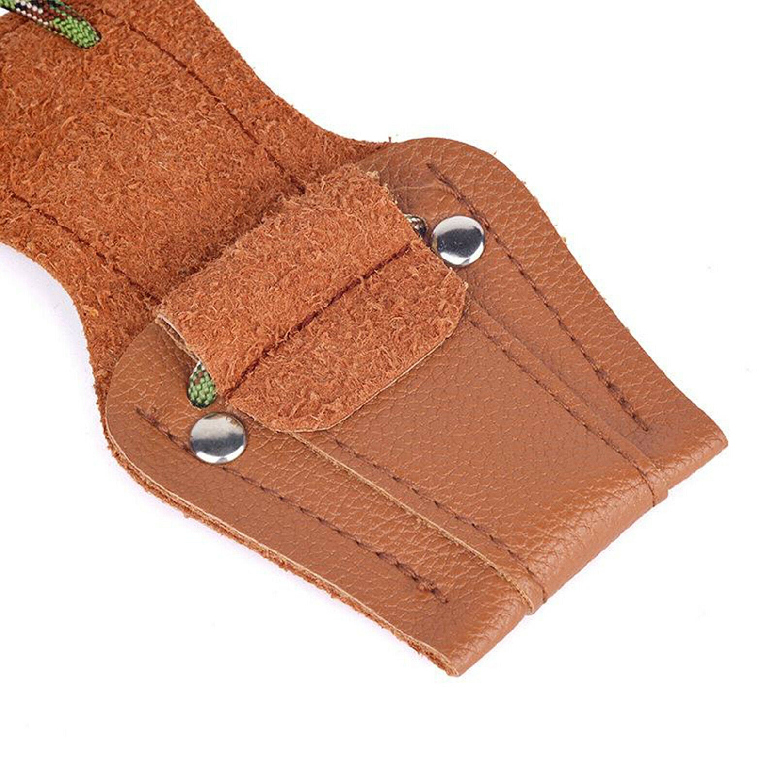 Traditional Leather Bow Stringer Recurve Long Bow Rope Hunting Shooting