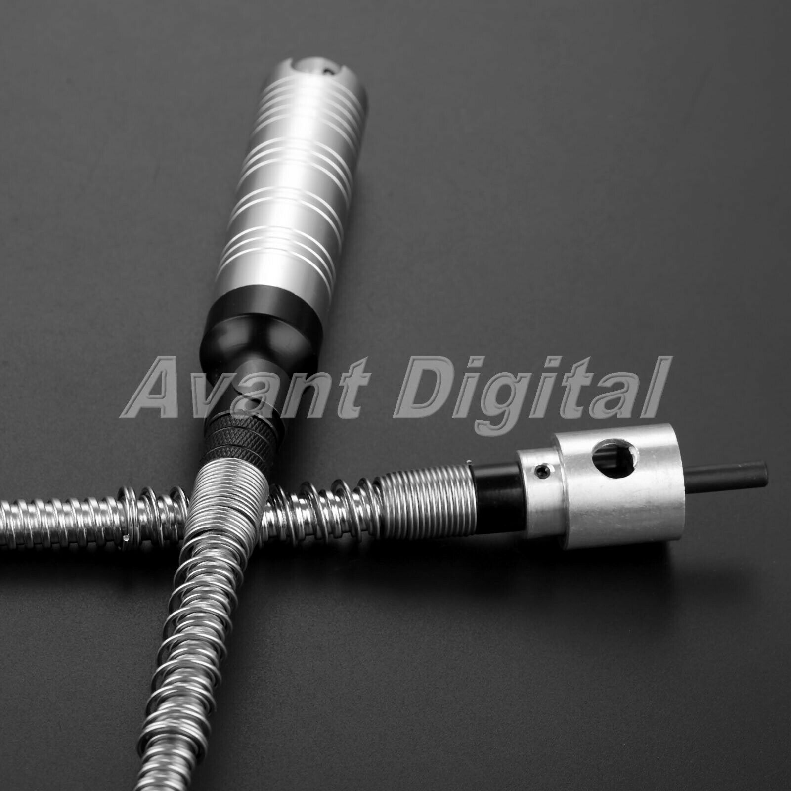 Flexible 14cm Grip Dia Shaft Set Stainless Steel Polishing Cutting Jade Carving