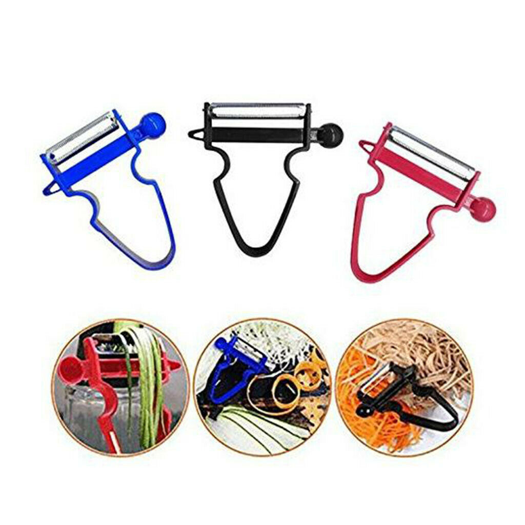 3pcs Vegetable Peelers Fruit Peelers Multifunctional Sharp Kitchenware