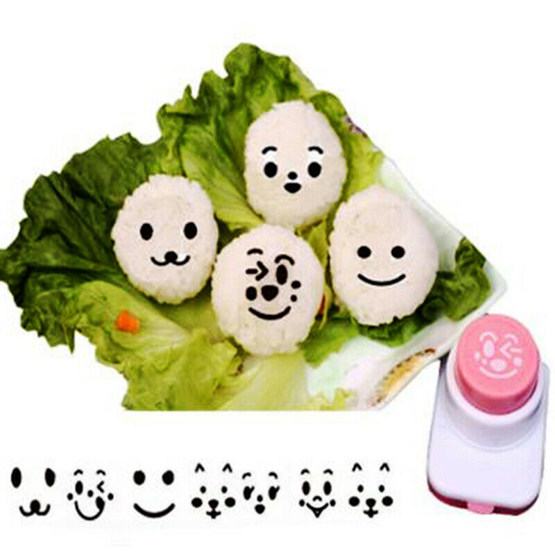 Cartoon Rice Ball Molds DIY Smiling Face Shape Sushi Maker Mould Seaweed .l8