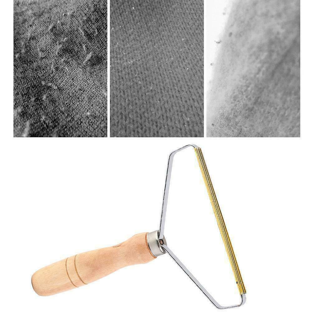 Lint Remover Clothes Fuzz Sortable Metal Fabrics Cleaner Brush Effective O8C5