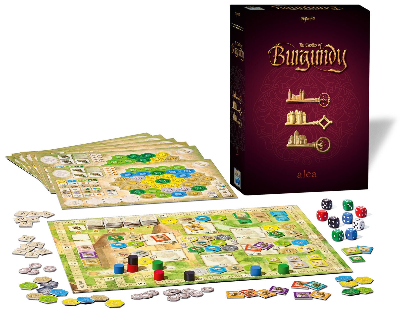 26925 Ravensburger Castle of Burgundy Strategy Board Game Suitable for Ages 12+