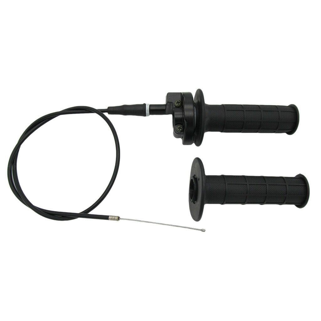 7/8" Hand Grips Twist Throttle Grip Cable Tube For 110-250cc Mini Dirt Bike