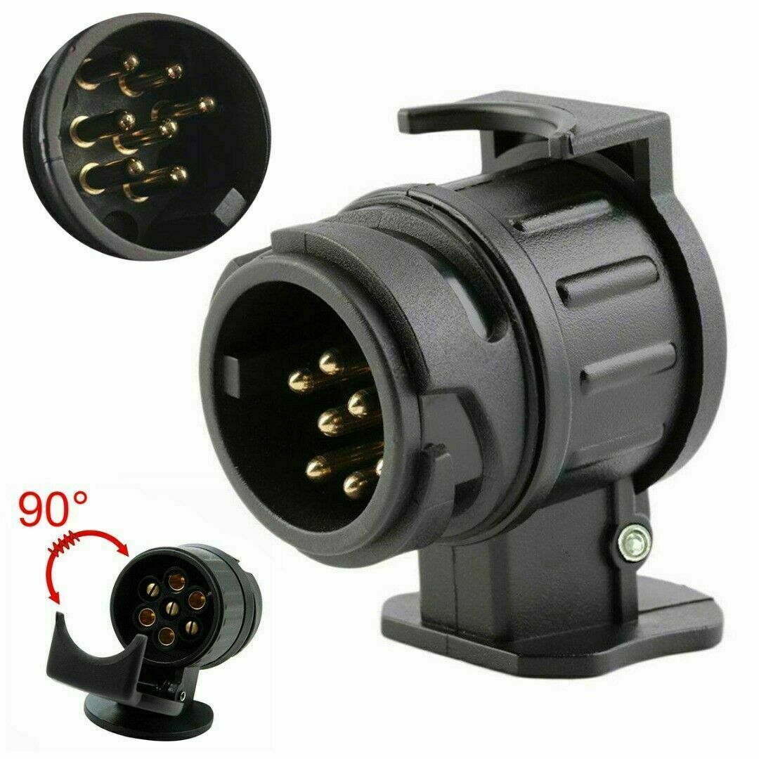 13 to 7 Pin Tow bar Socket Plug Towing Adaptor Converter Trailer Truck Caravan