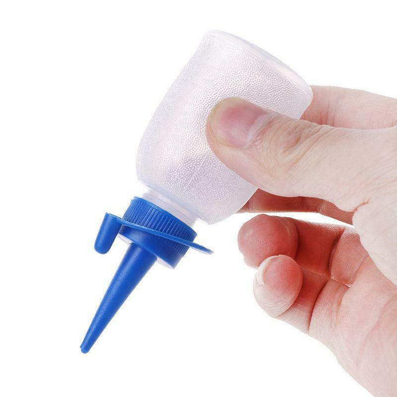 10X Plastic Squeeze Bottle Small Squirt Jet Sauce Condiment Ketchup Mayo Oil kit