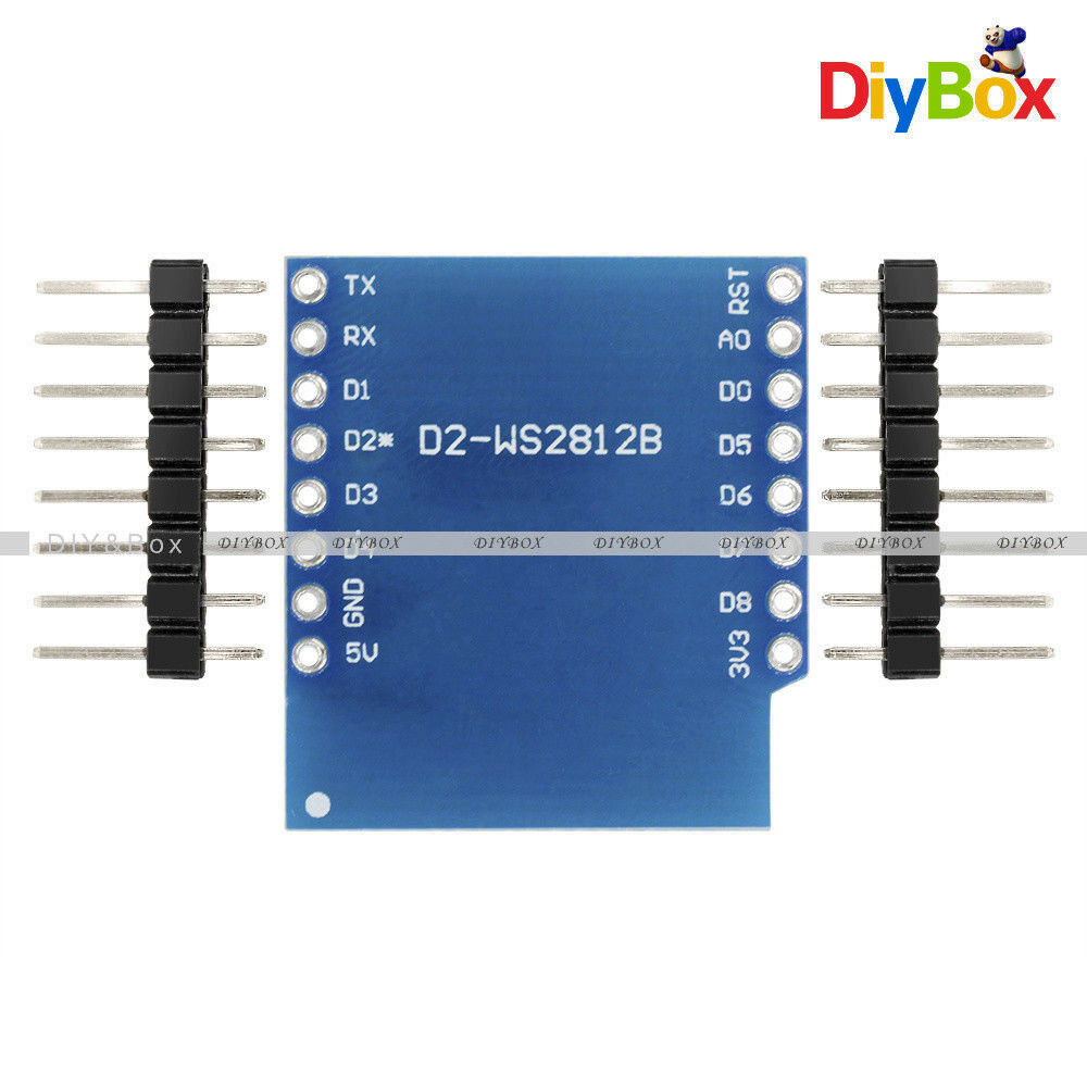 WS2812B RGB WeMos D1 WIFI Dev ESP8266 Development Kit Board NodeMCU for Arduino