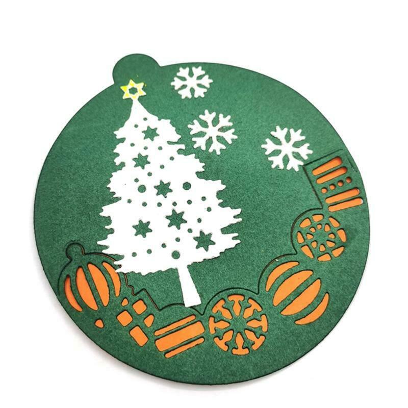Christmas Tree Snowflakes Metal Cutting Dies Stencil DIY Scrapbooking Album Card