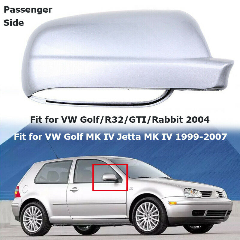 Right Passenger SideÂ Rear ViewÂ Mirror Cover Fit Golf Jetta MK IV 1999-2005