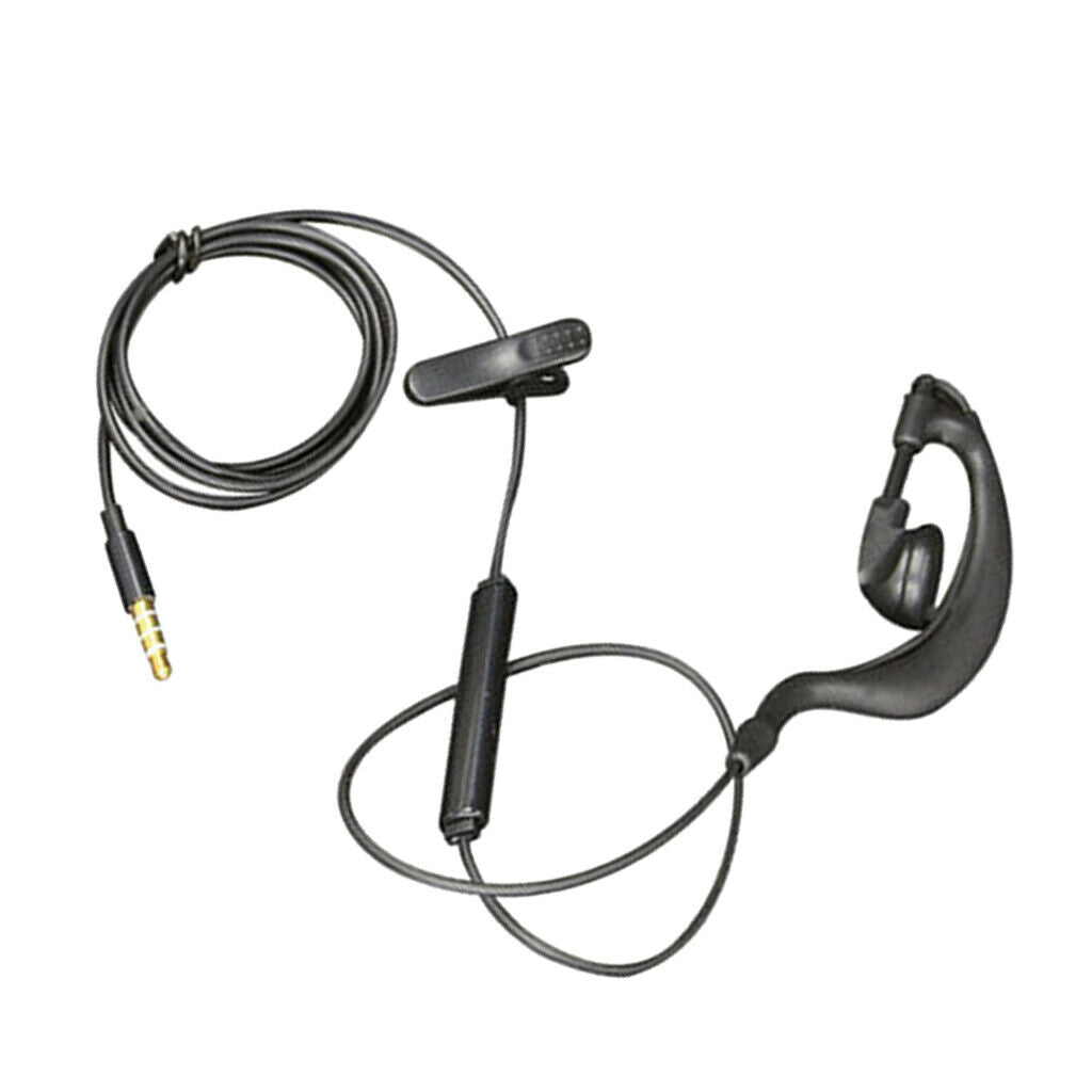 Single   3 . 5mm   Earphone   Wired   In - ear   Headphones   w / Mic   for