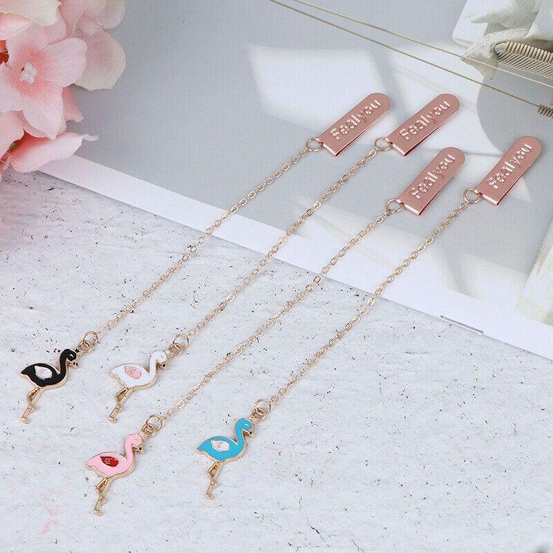 Flamingo Metal Bookmark Cute Animals Bookmarks For Books School Supplies .l8