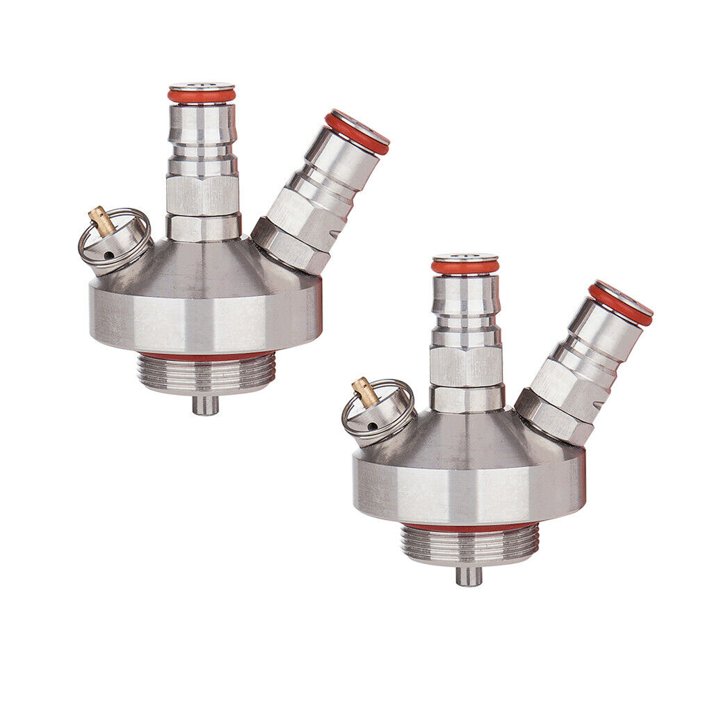 2pcs Stainless Steel Mini Keg Taps Dispensers for Craft Beer Growler