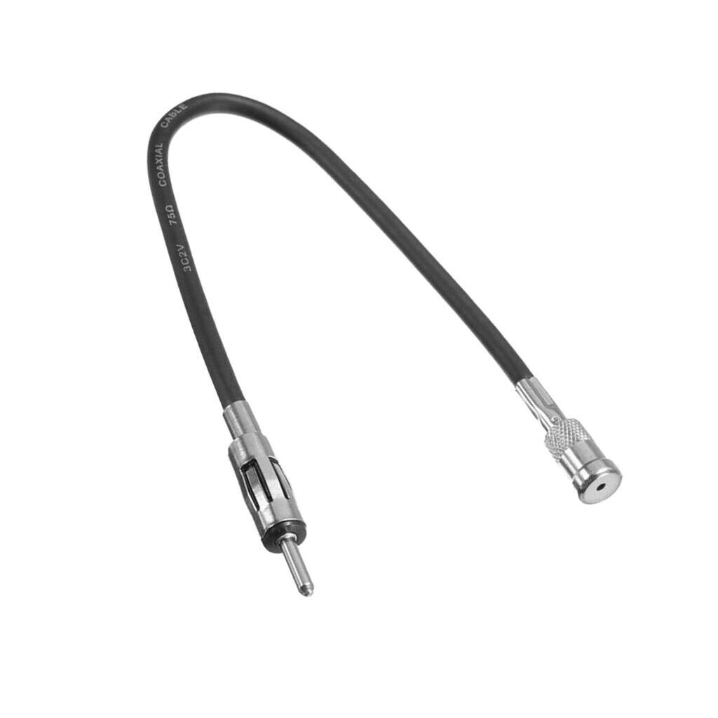 Car Radio Aerial Antenna Female Socket ISO Auf Din Plug Adapter FM Antenna