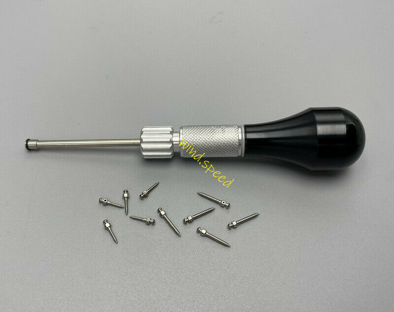 13Pcs Dental Orthodontic Mini Implants Micro Screw Self Drilling+1Pc Screwdriver